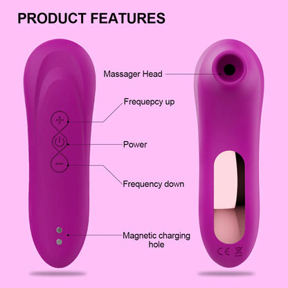 Clit Sucker Vagina Sucking Vibrator Female Clitoris Vacuum Stimulator Nipple Sex Toys for Adults 18 Women Masturbator Product